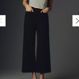 Anthropologie The Colette Cropped Wide-Leg Pants by Maeve